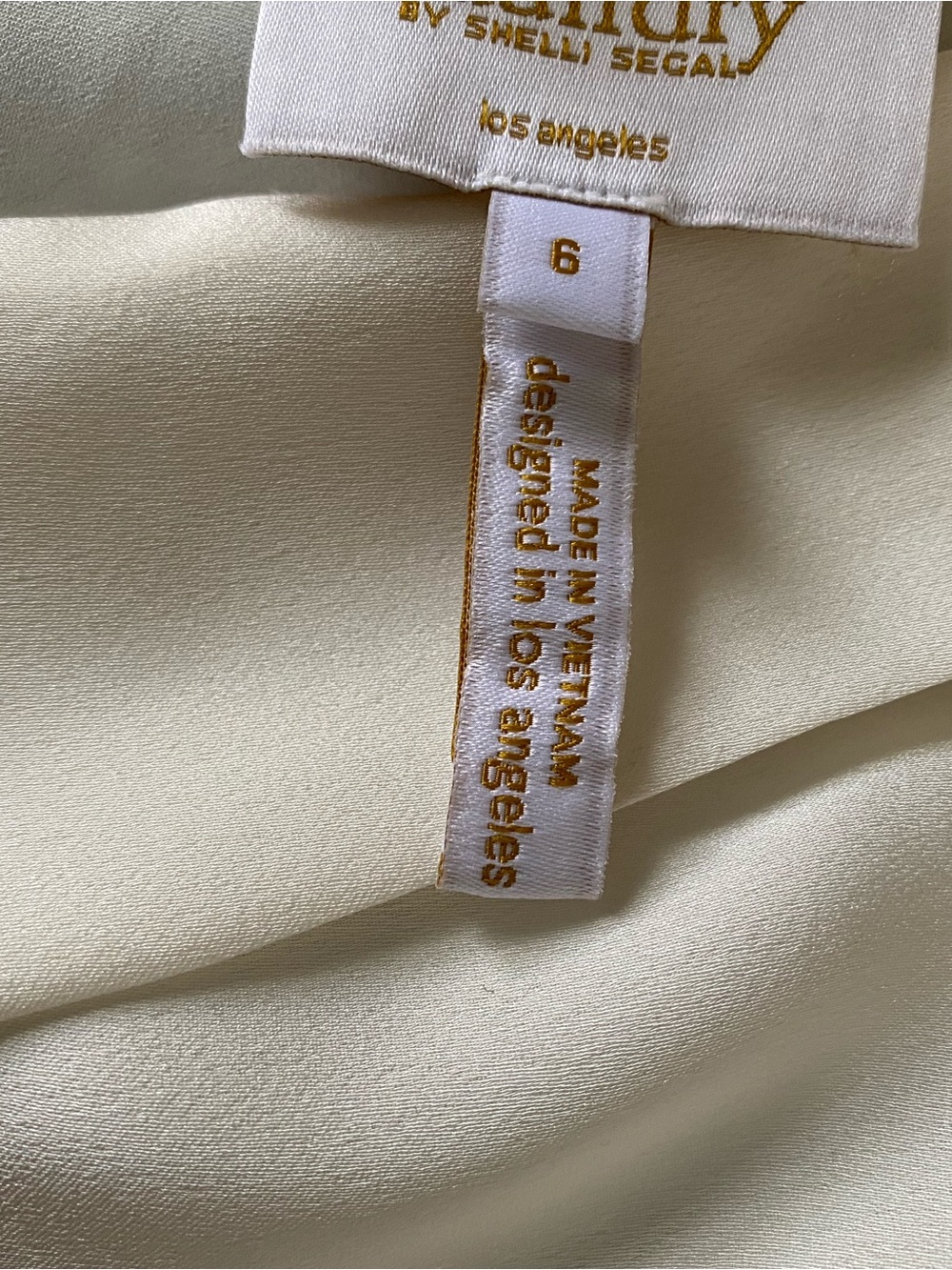 Laundry by Shelli Segal Ivory Tie-Neck Blouse - Picture 8 of 10